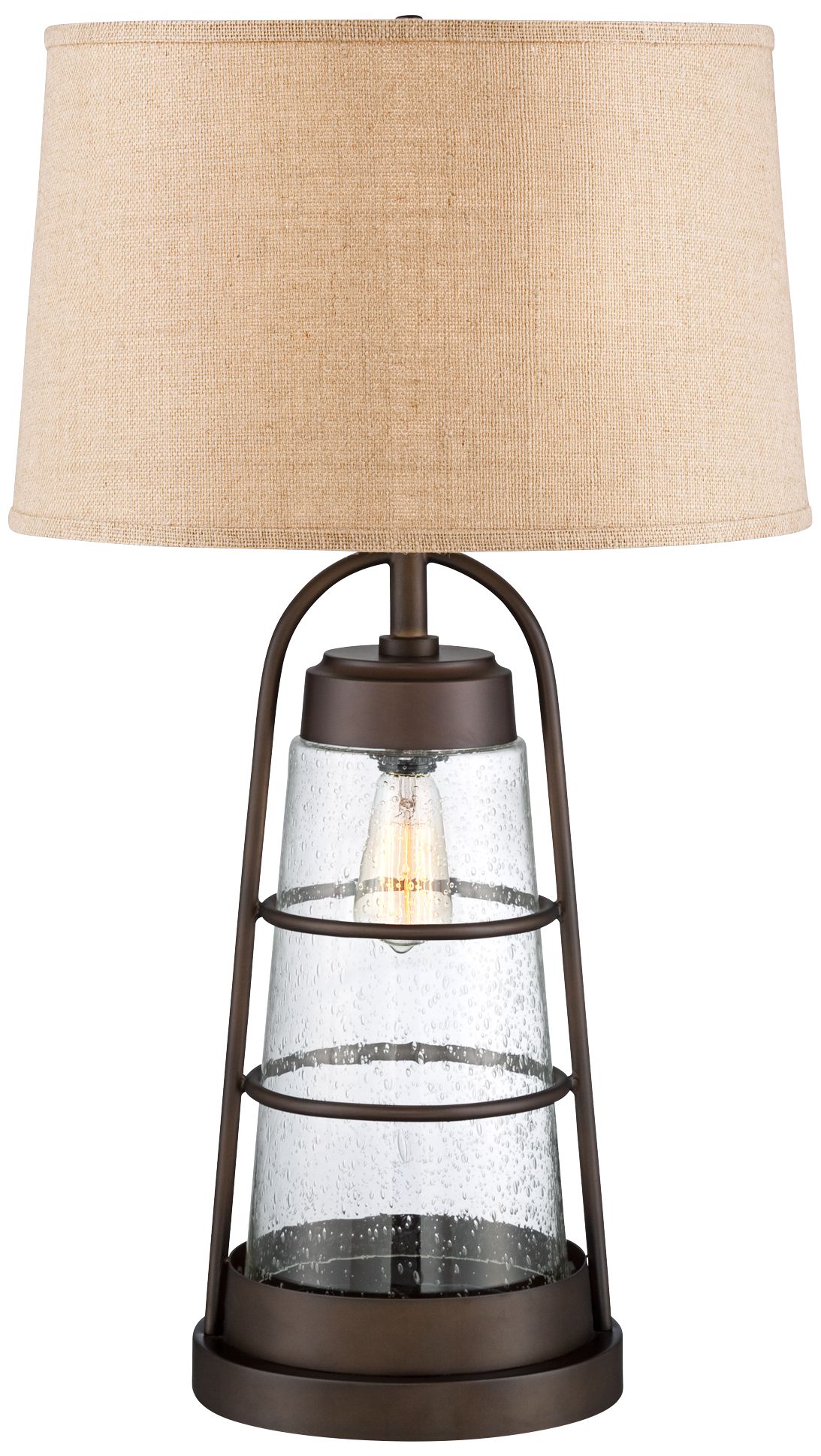 industrial lantern table lamp