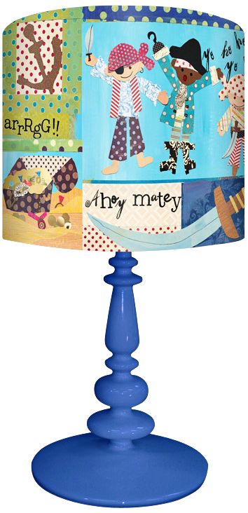 It's A Pirate's Life For Me Children's Table Lamp