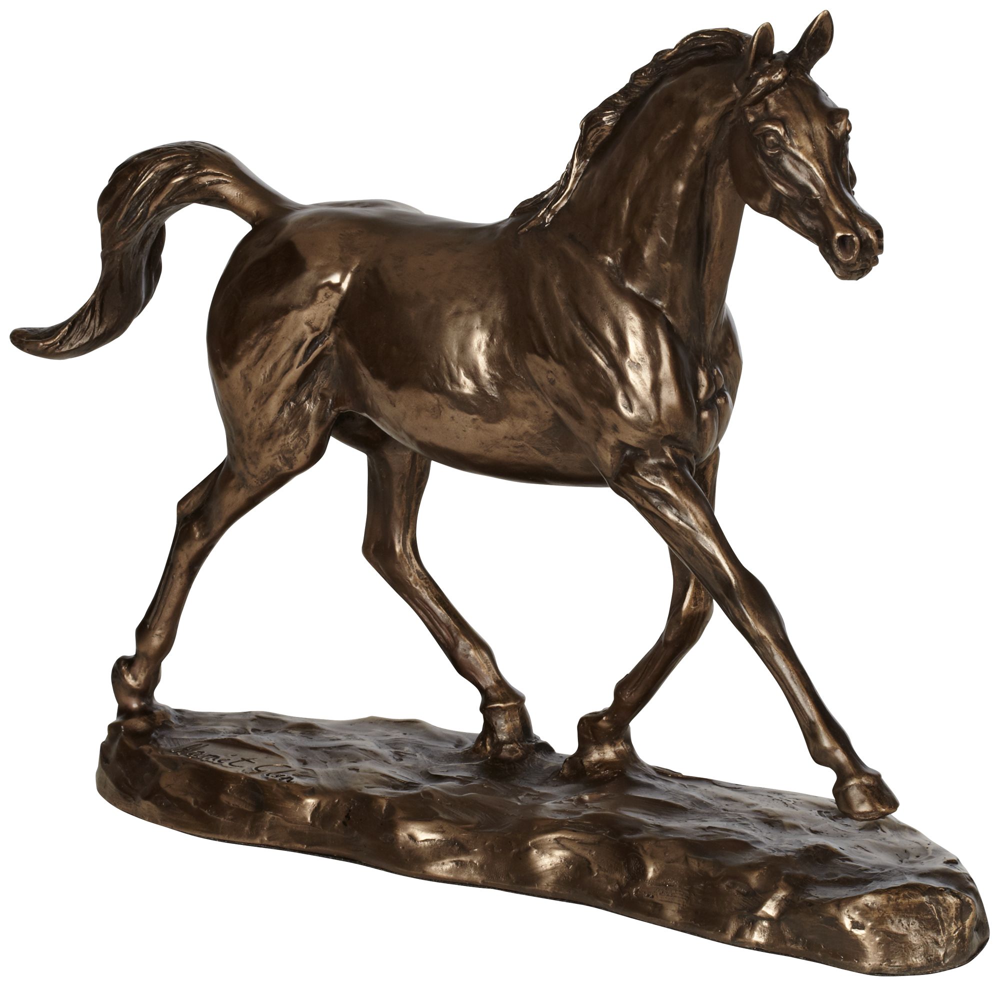 Turned Out for Freedom 11" High Galloping Horse Statue