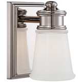 Transitional 5 3/4&quot; High Polished Nickel Wall Sconce