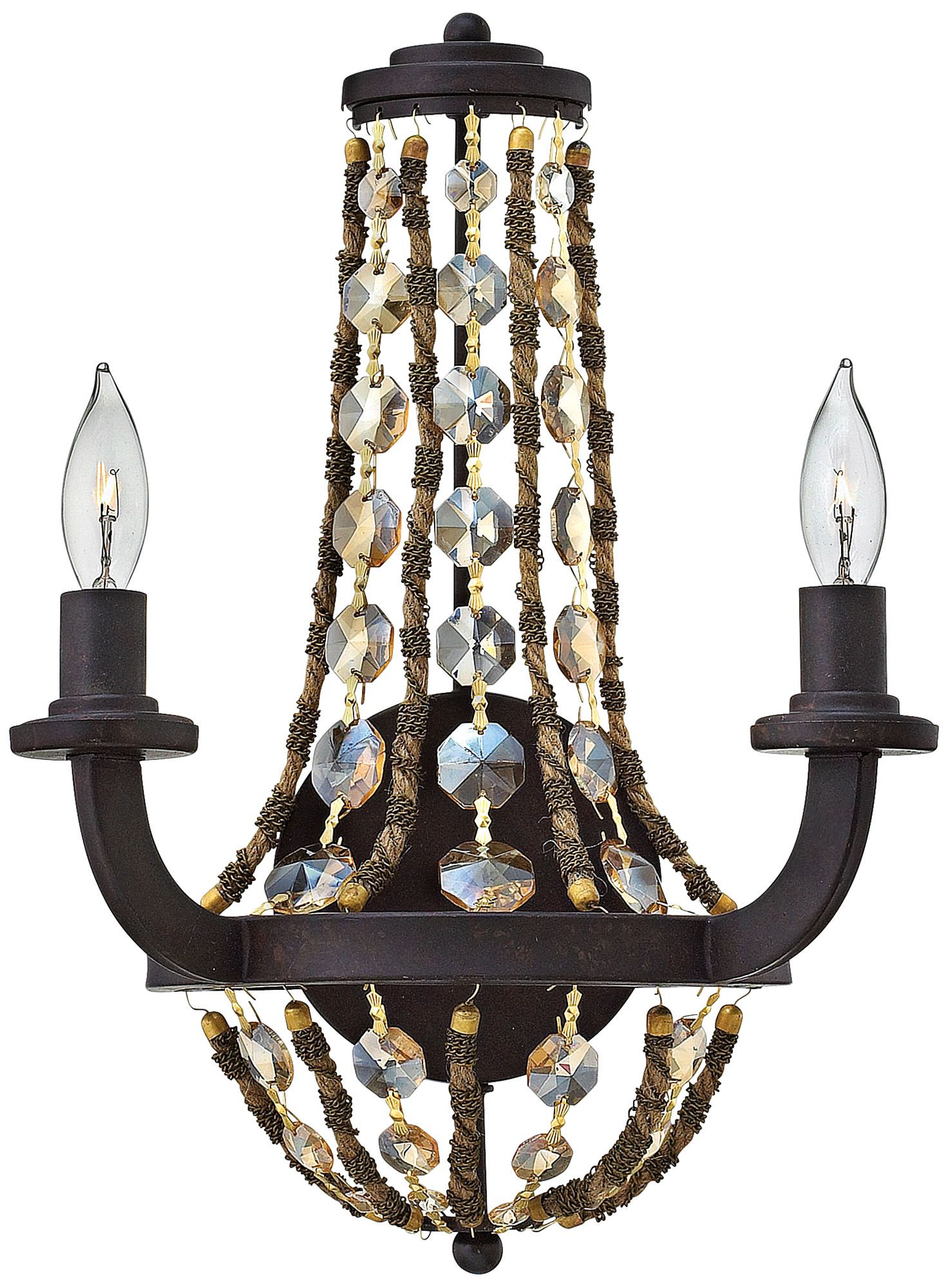 Fredrick Ramond Hamlet 16" High Vintage Bronze Wall Sconce