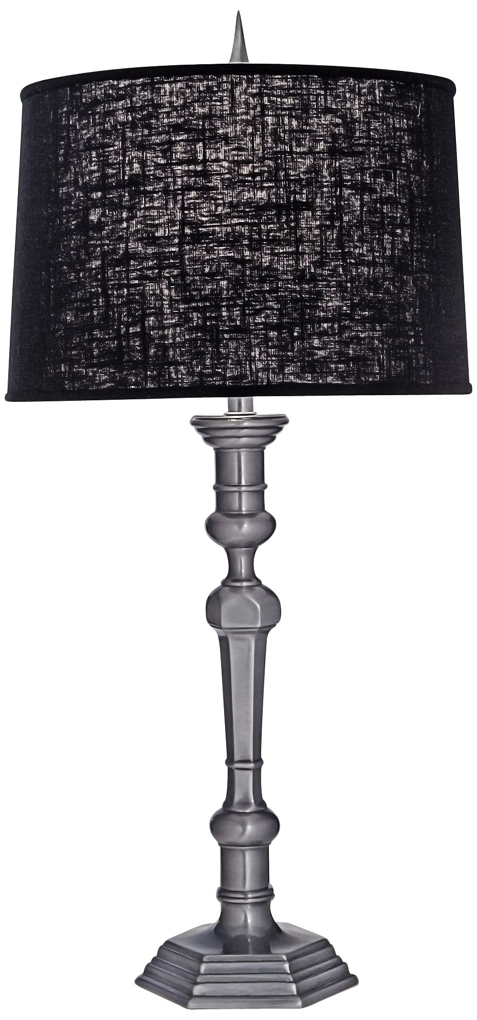 Stiffel Gunmetal And Chelsea Black Table Lamp
