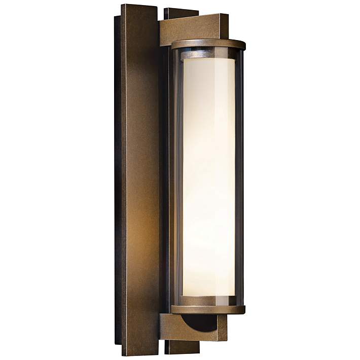 Hubbardton Forge Fuse Bronze Outdoor Wall Sconce 2x976 Lamps Plus - Hubbardton Forge Exterior Wall Sconce