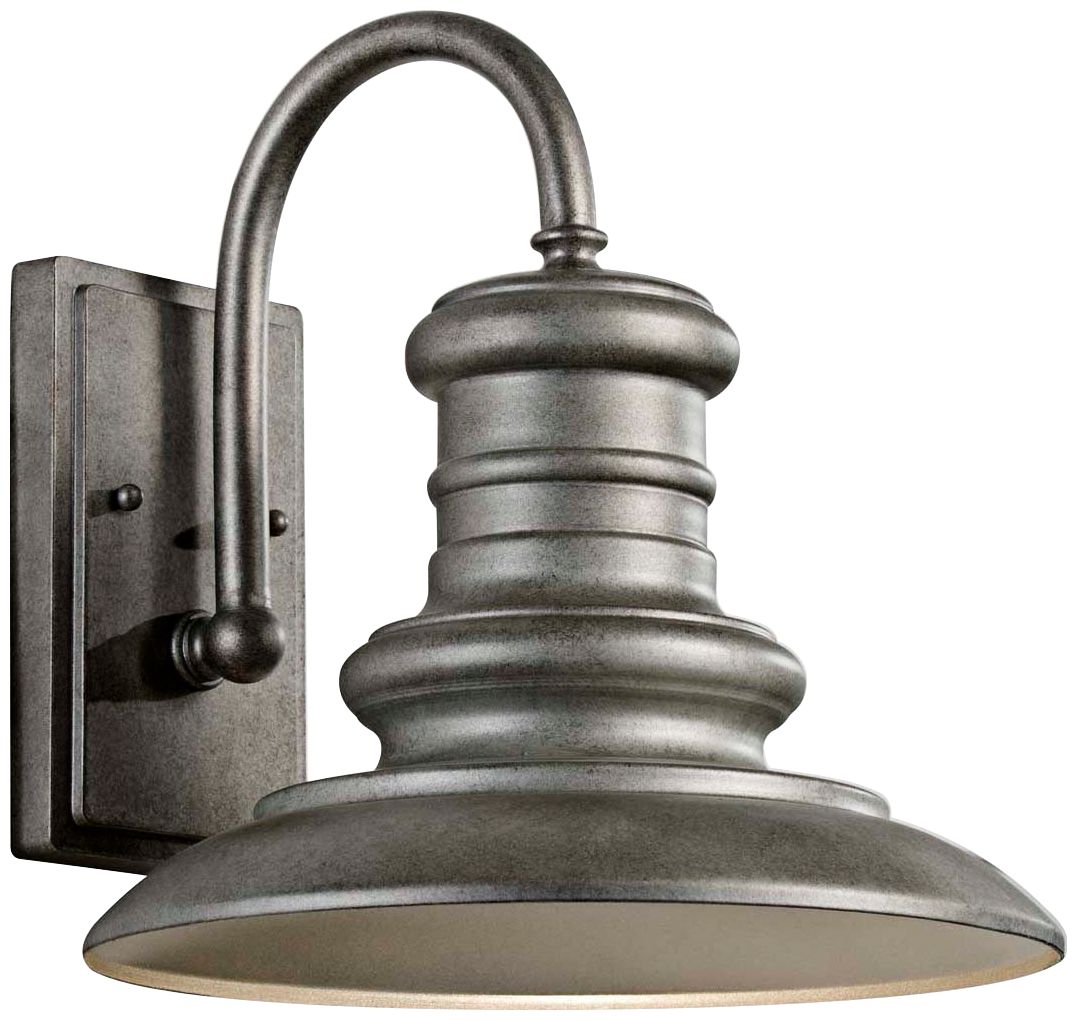 Feiss Redding Station 12" Tarnished Outdoor Wall Lantern