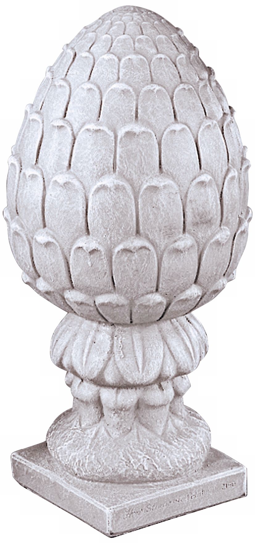 Henri Studio Artichoke 21"H Ivory Cast Stone Garden Accent