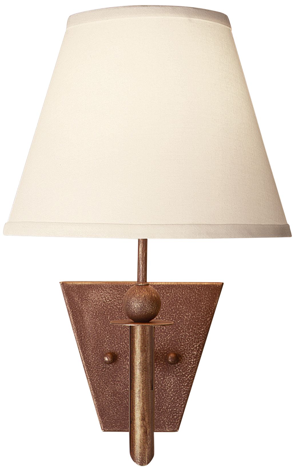 Fermin 17" High Painted Brushed Brass Wall Sconce