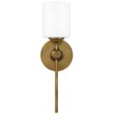 Quoizel Aria 16&quot; High Weathered Brass Wall Sconce