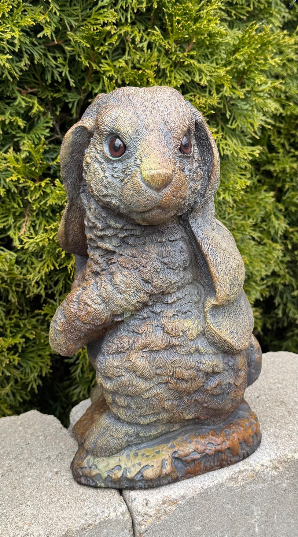 Henri Studio Standing Lop-Eared Rabbit 13"H Garden Accent