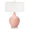 Rose Pink Toby Table Lamp