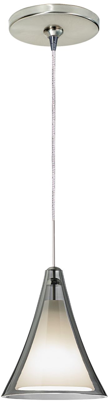 Mini Melrose II 5"W Nickel LED Freejack Pendant
