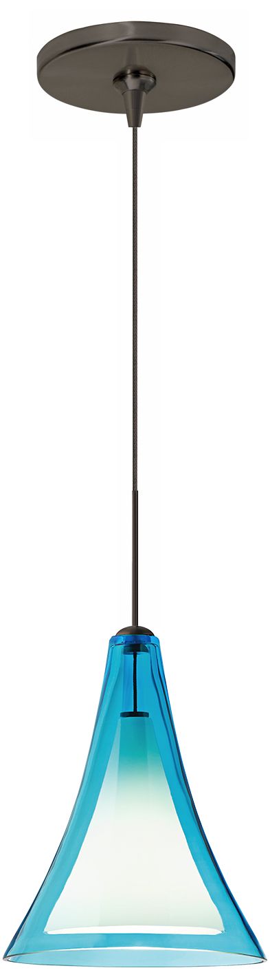 Melrose II 7 1/2"W Bronze LED Freejack Mini Pendant