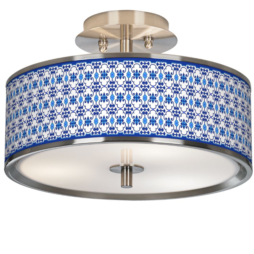 Levine Shallow Flushmount 11" Wide White LED Ceiling Light 1C030