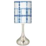 Blue Mist Giclee Droplet Table Lamp
