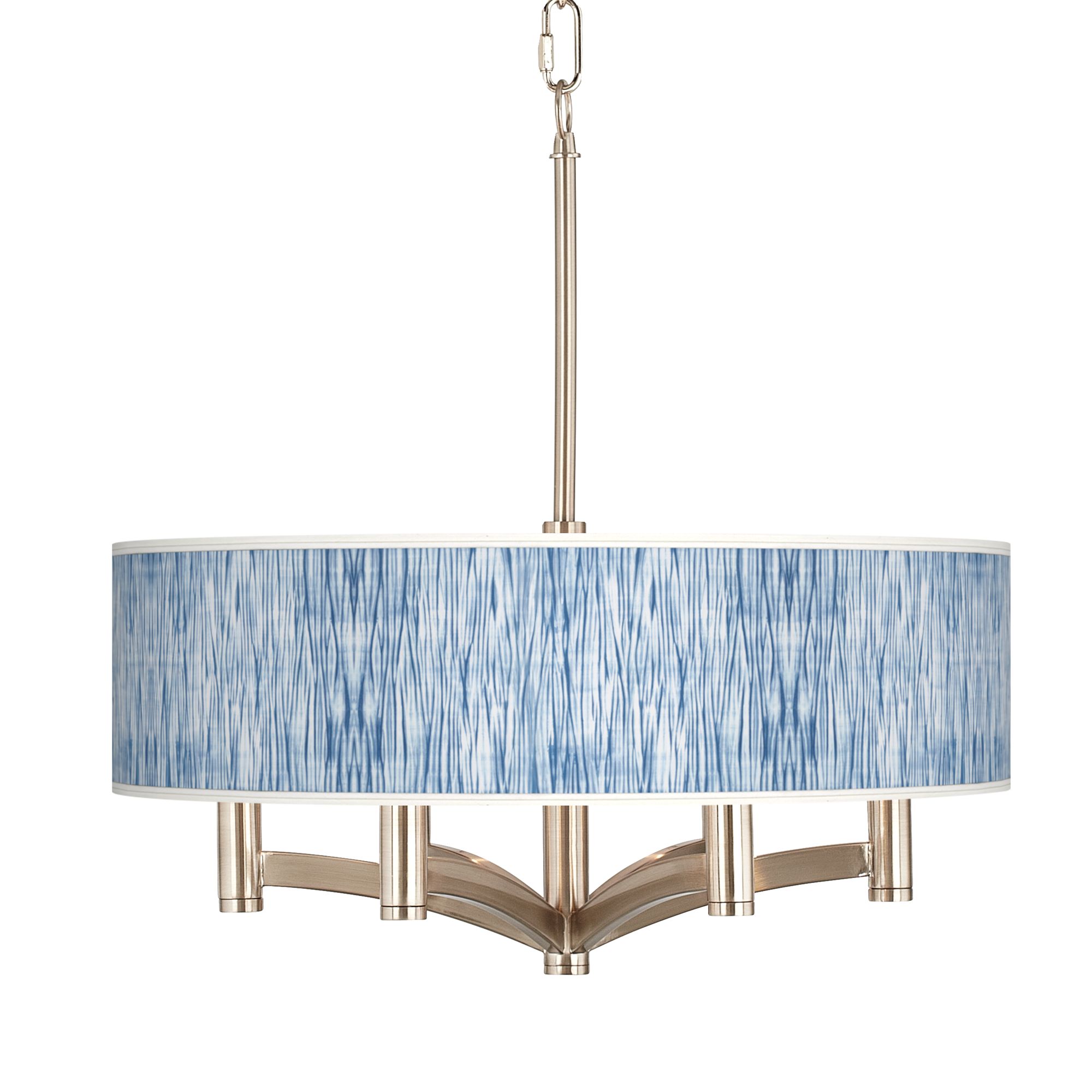 Beachcomb Ava 6-Light Nickel Pendant Chandelier
