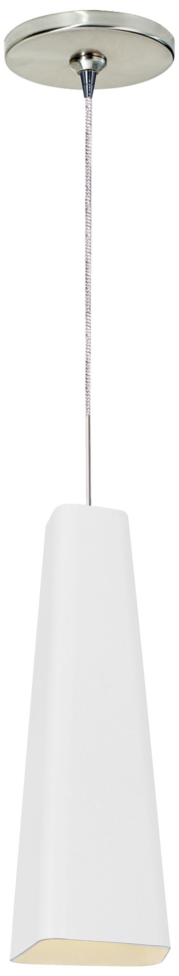 Rhonan 4 1/2"W Satin Nickel LED Freejack Mini Pendant