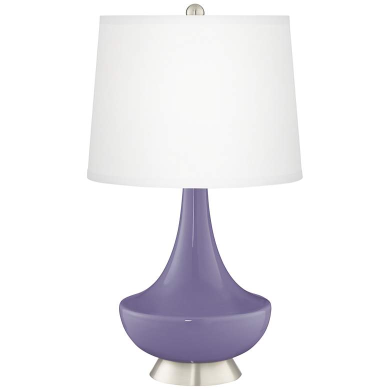 Image 2 Purple Haze Gillan Glass Table Lamp
