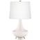 Smart White Gillan Glass Table Lamp