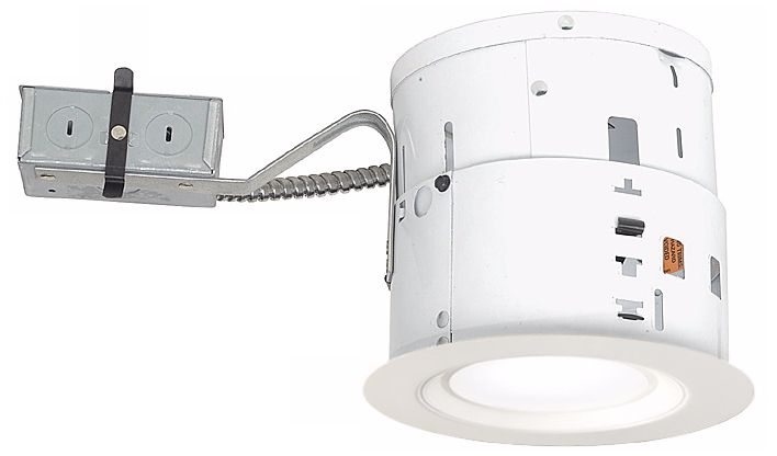 6" Non-IC Remodel 15W LED Complete Recessed Light Kit