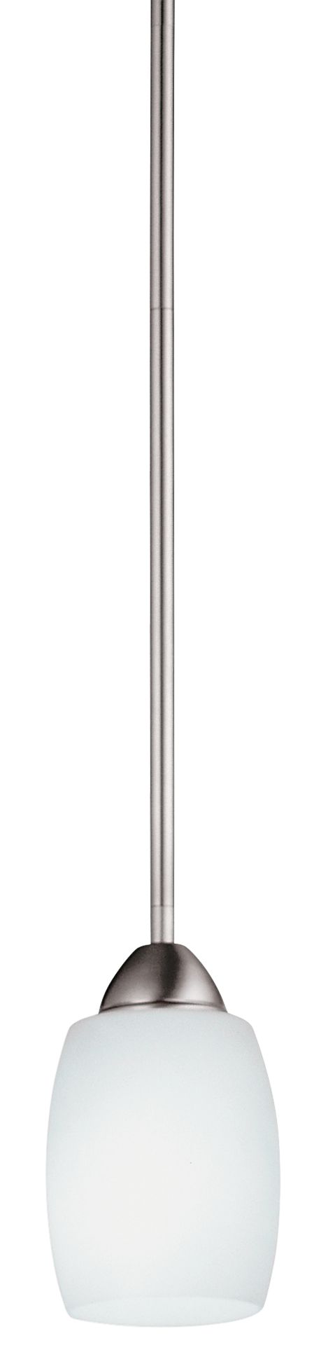 Ferros 5"W ENERGY STARÂ® Nickel Mini Pendant Chandelier