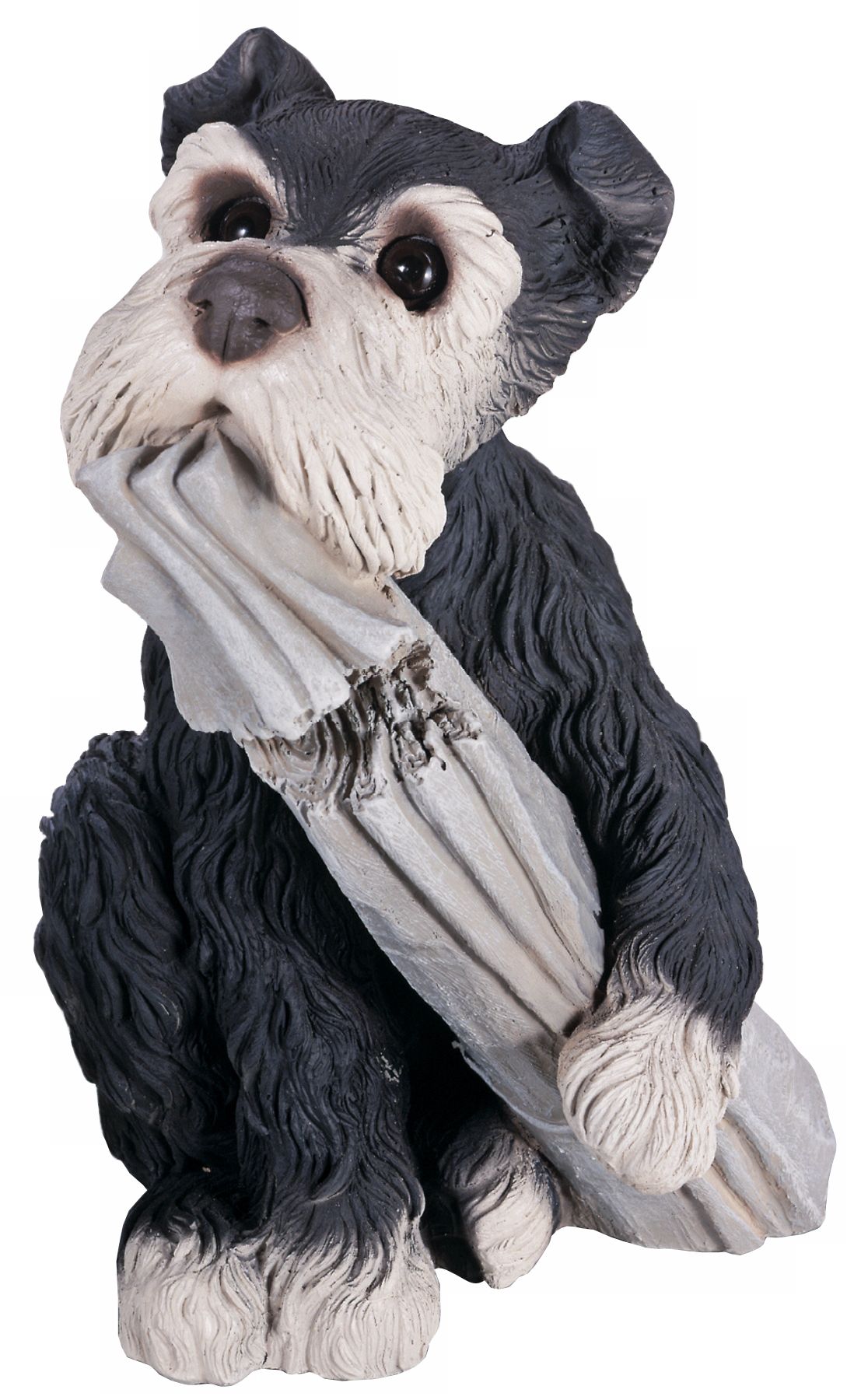 Henri Studio Pepper with the Paper 12"H Dog Garden Accent