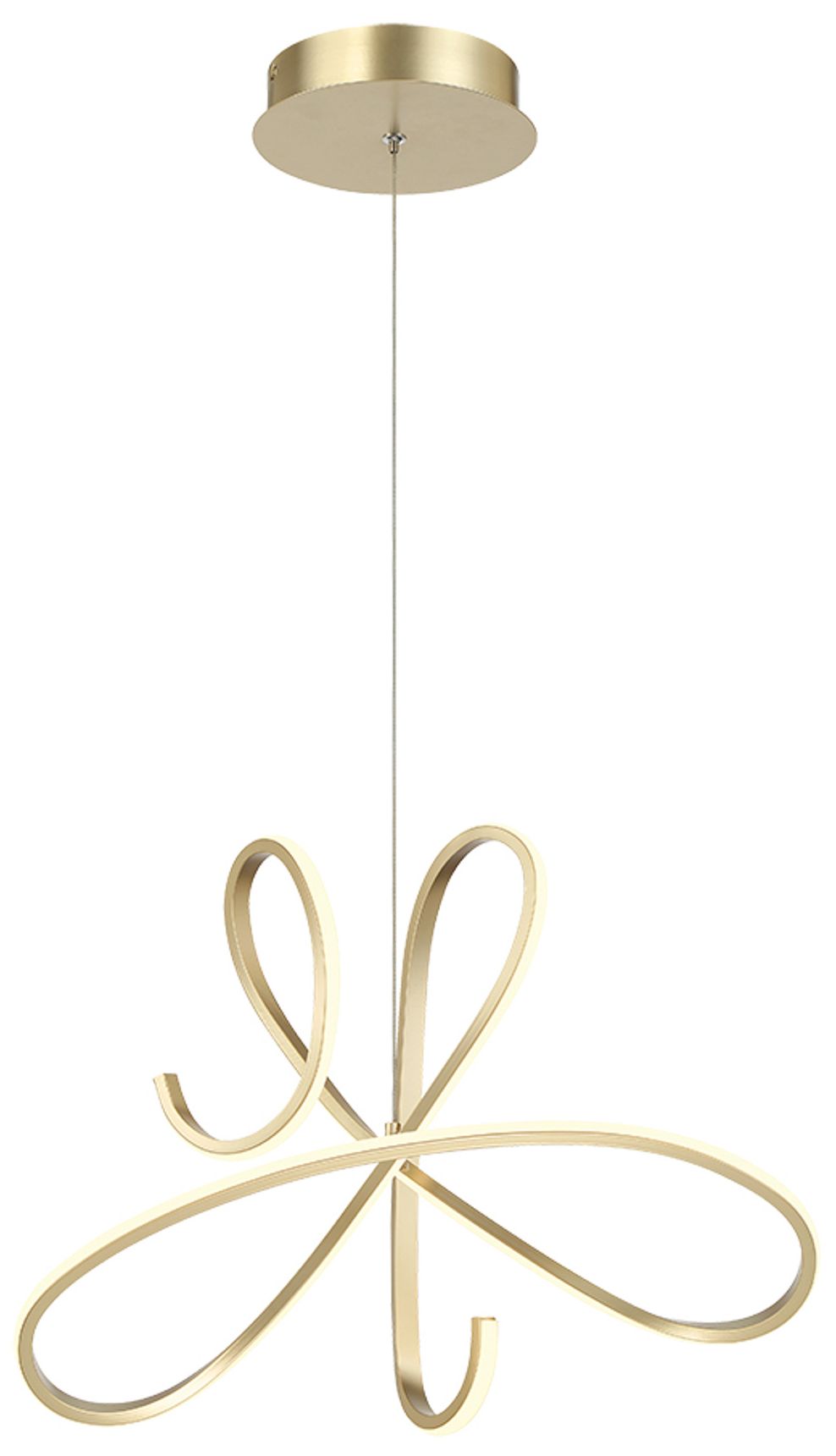 George Kovacs Astor 17 1/4" Wide Soft Gold Led Pendant Light
