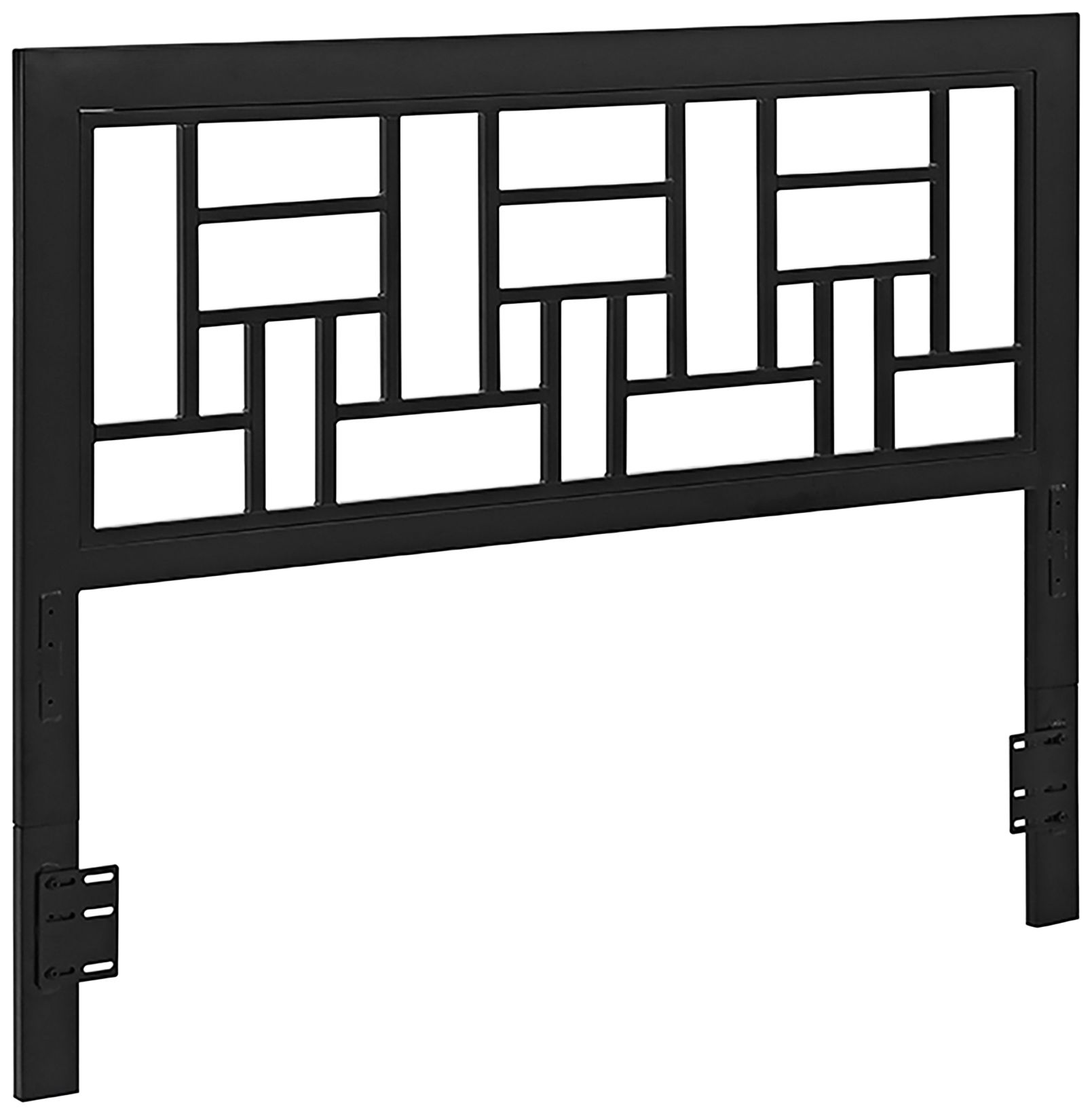 Classica Black Metal Queen Headboard