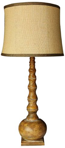 Danbury Distressed Brown Table Lamp