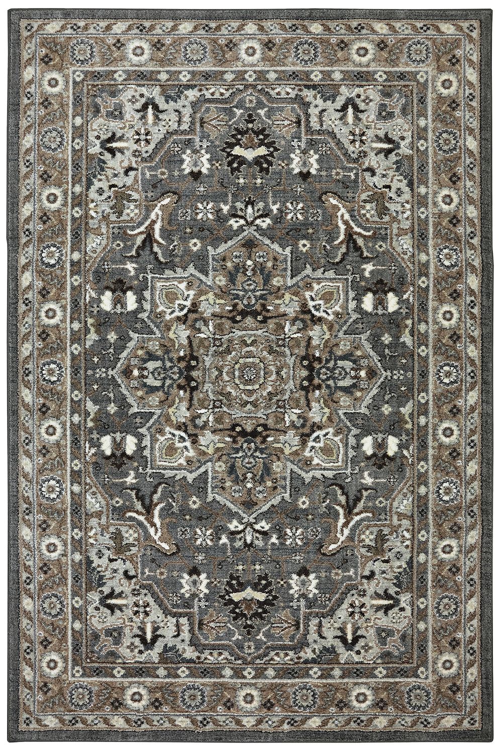 Karastan Euphoria 90272 Rhodes Ash Gray Area Rug 