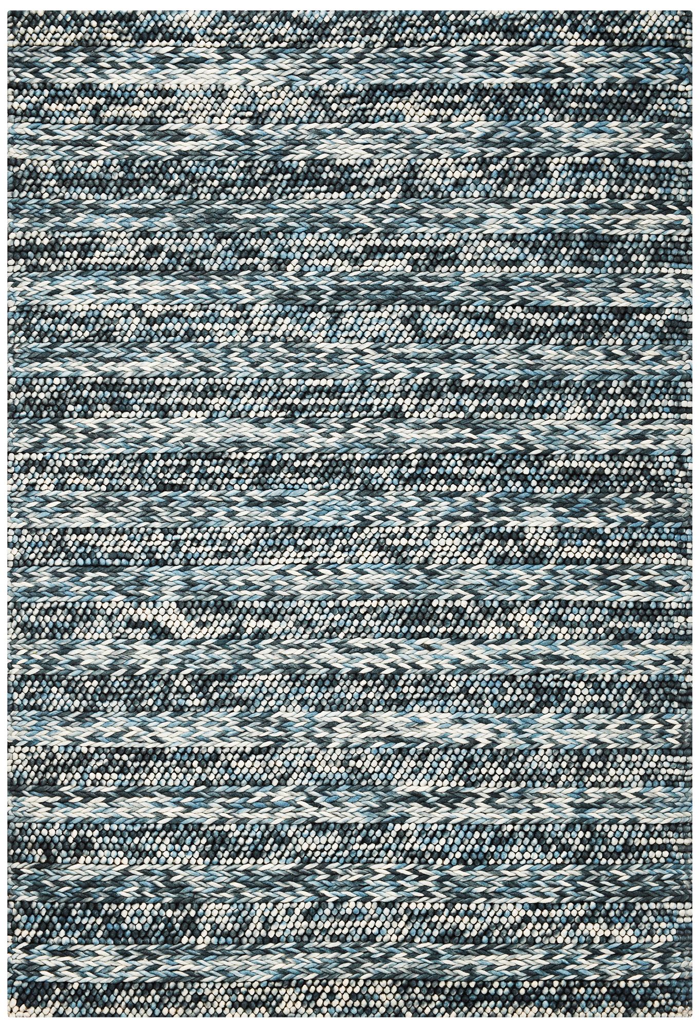 Cortico 6156 Blue Heather Wool Area Rug 