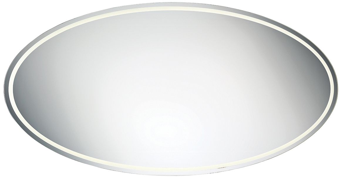 Jefferson Back-lit 70 3/4" x 30 1/2" Oval LED Wall Mirror
