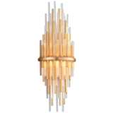 Corbett Theory 22&quot; High Gold Leaf LED Wall Sconce