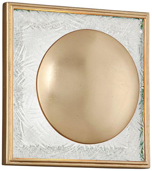 Corbett Trance 9 1/2" High Gold Leaf LED Wall Sconce