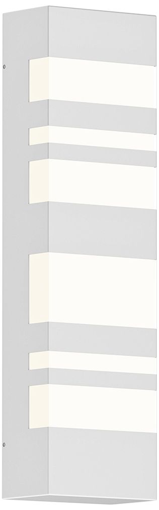 Sonneman Bath Notes 18" High Satin White LED Wall Sconce