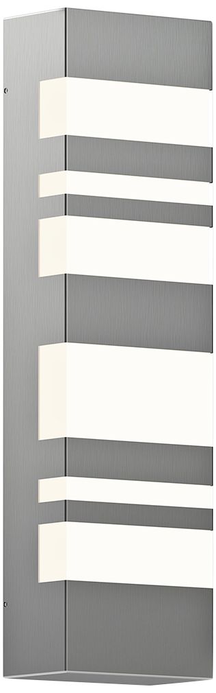 Sonneman Bath Notes 18" High Satin Chrome LED Wall Sconce