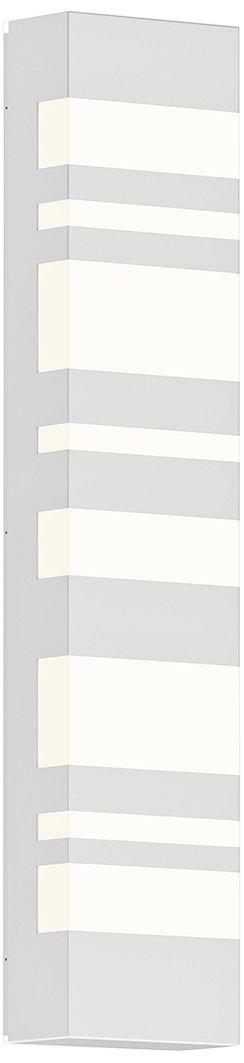 Sonneman Bath Notes 24" High Satin White LED Wall Sconce