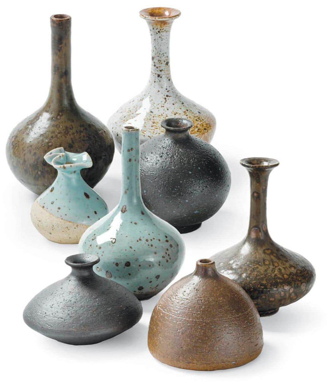 Regina Andrew Design Porcelain Bud Natural 8-Piece Vase Set