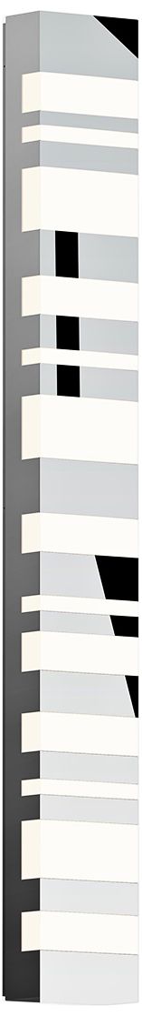 Sonneman Bath Notes 40" High Polished Chrome LED Wall Sconce