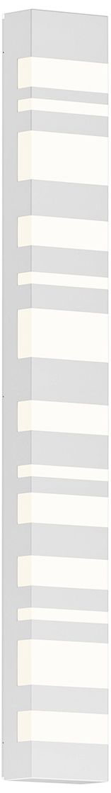 Sonneman Bath Notes 40" High Satin White LED Wall Sconce