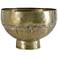 Regina Andrew 9 1/2" Wide Bedouin Natural Brass Bowl