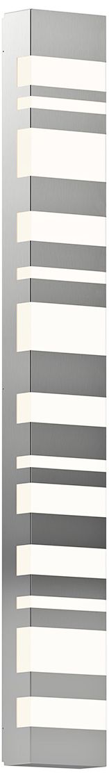 Sonneman Bath Notes 40" High Satin Chrome LED Wall Sconce