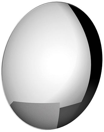 Fontanna Shield 10" High Polished Chrome LED Wall Sconce