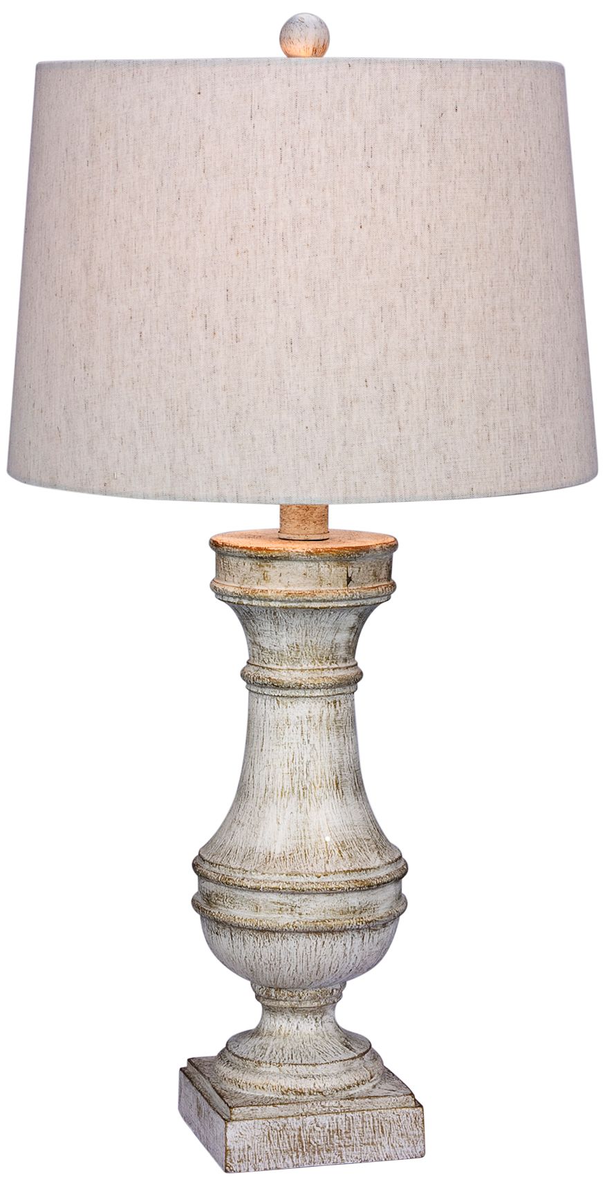 Versailles Aged White Table Lamp