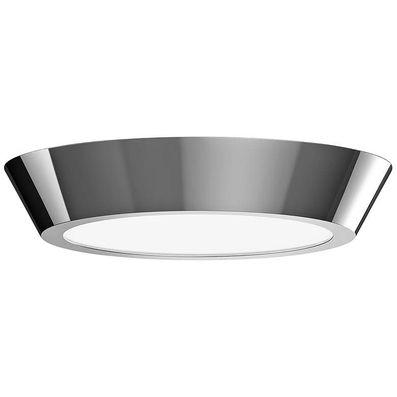 Sonneman Oculus 16&quot; Wide Polished Nickel LED Ceiling Light