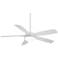 54" Minka Aire Lun-Aire White LED Ceiling Fan