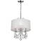 Crystorama Othello 15" Wide Polished Chrome Chandelier