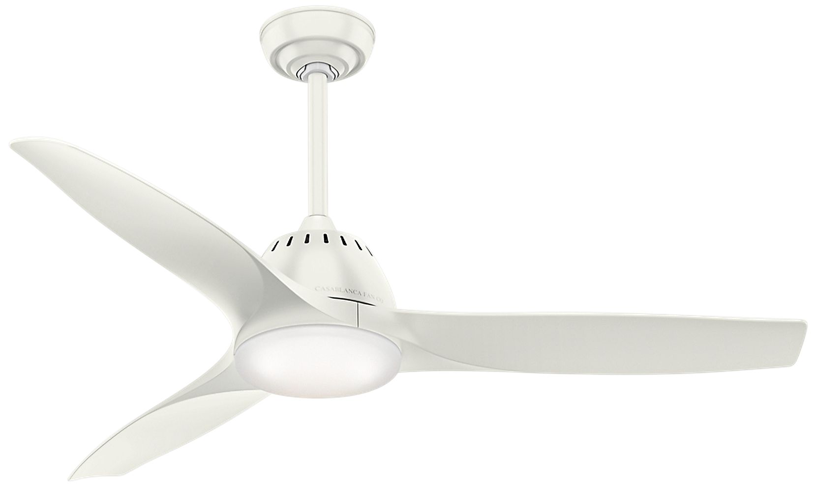 52 Casablanca Wisp Fresh White Led Ceiling Fan 31y31 Lamps Plus
