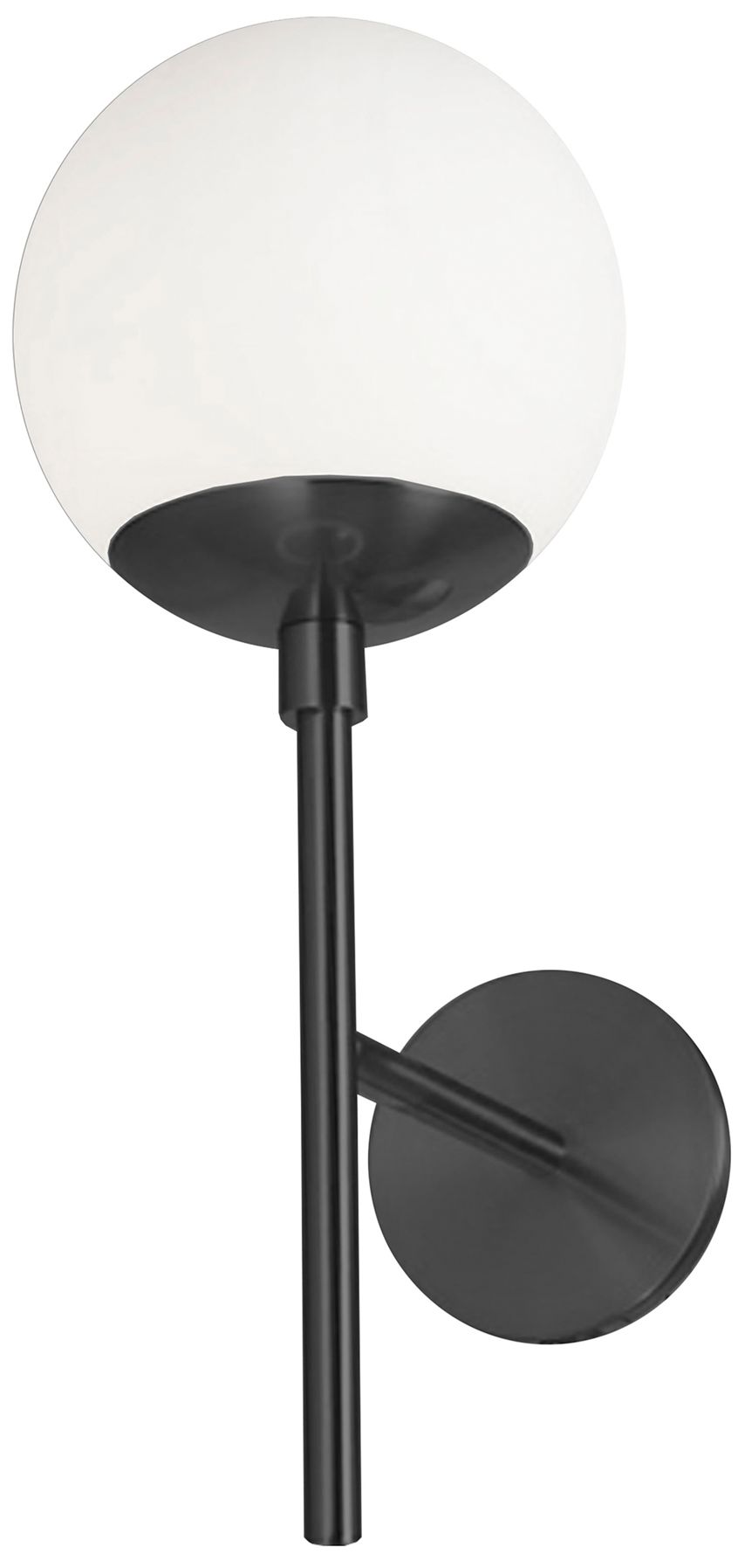 Dayana 15 3/4" High Matte Black Wall Sconce