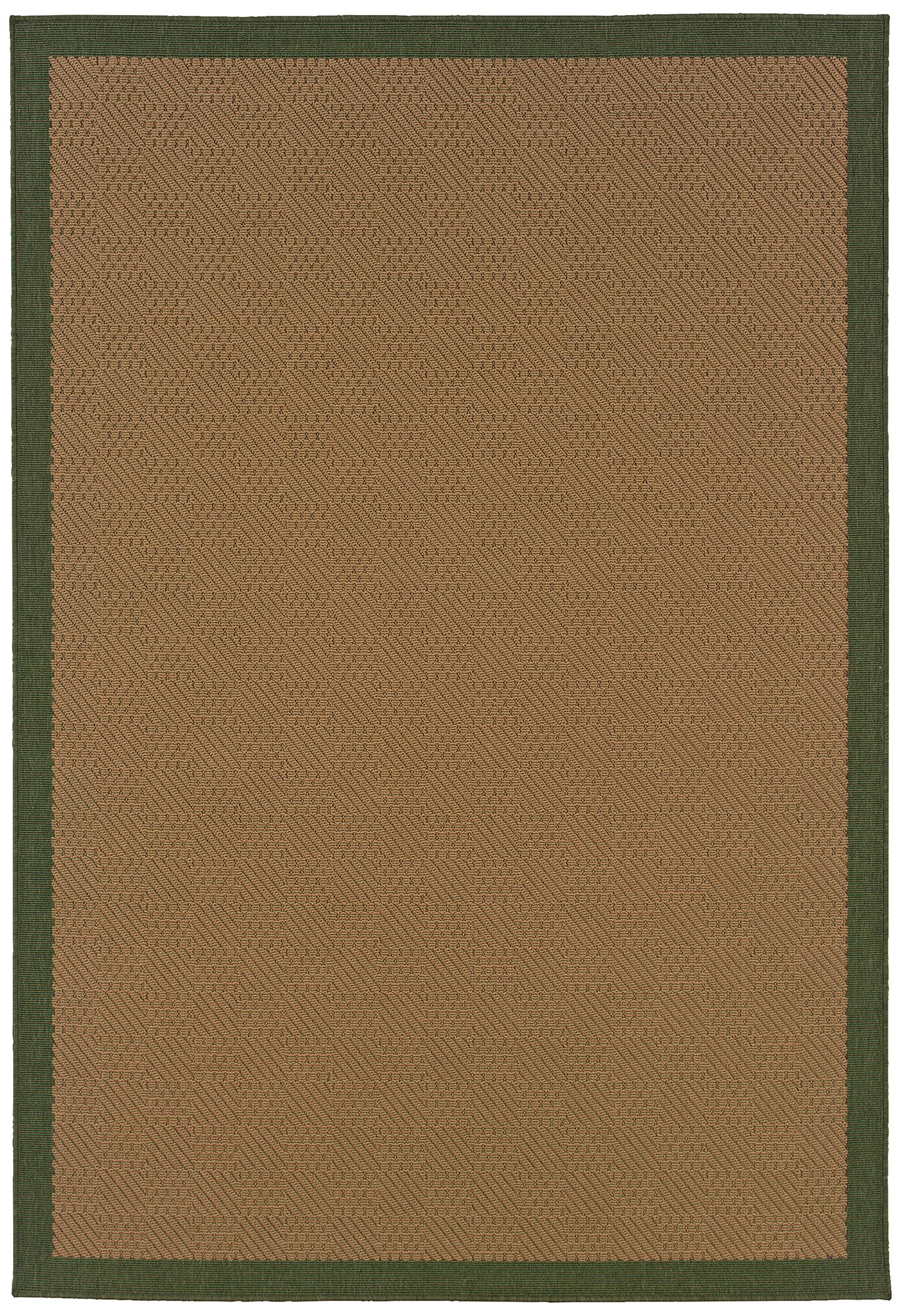 Lanai 525G6 Beige and Green Outdoor Area Rug 