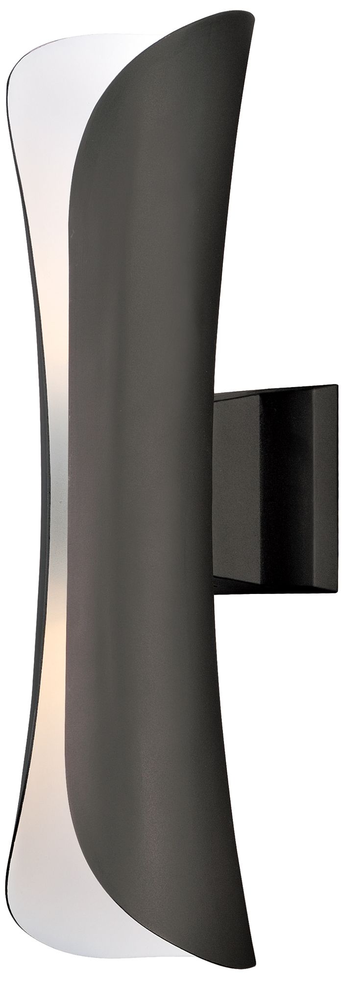 Scroll 21 1/4"H Architectural Bronze LED Outdoor Wall Light