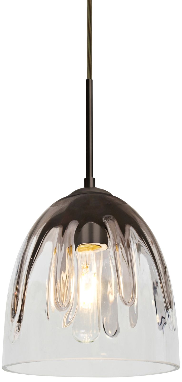 Besa Phantom 6" Wide Bronze Mini Pendant